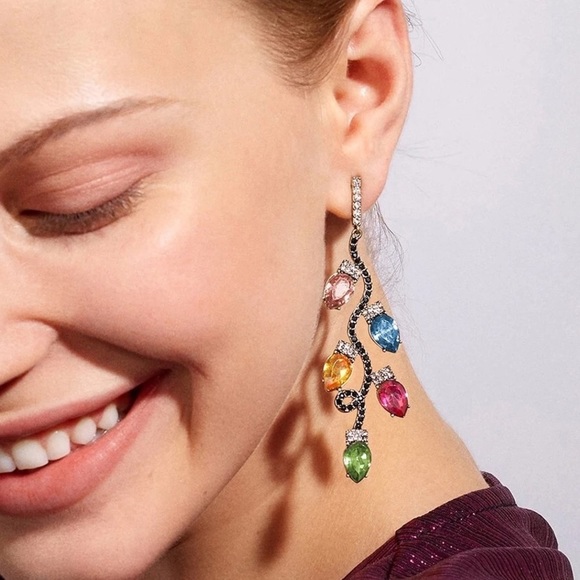 Holiday String Light Earrings - Picture 3 of 7